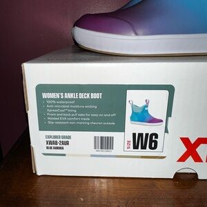 Women's Ankle Deck Boot - Blue Aurora